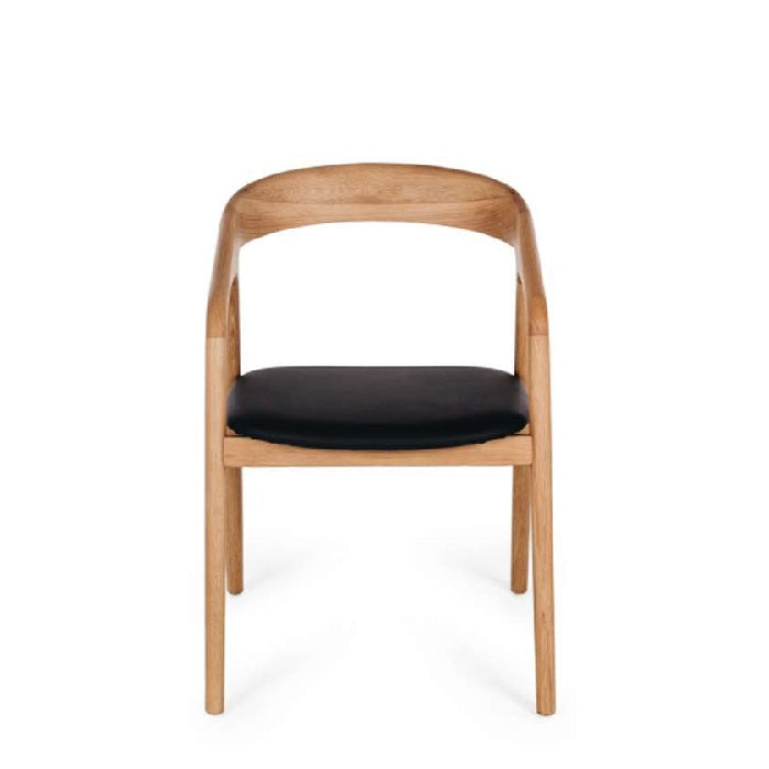 Nora Dining Chair - Natural Oak PU