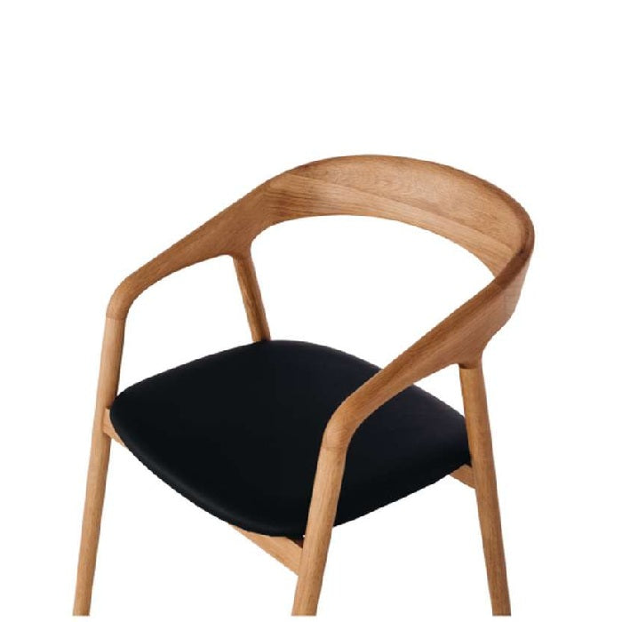 Nora Dining Chair - Natural Oak PU