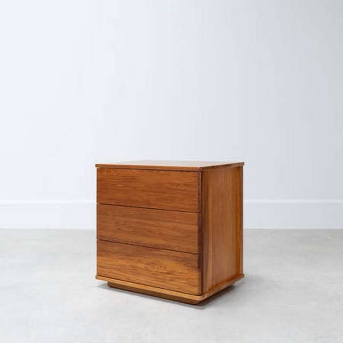 Solaris 3 Drawer Bedside - Paulas Home & Living