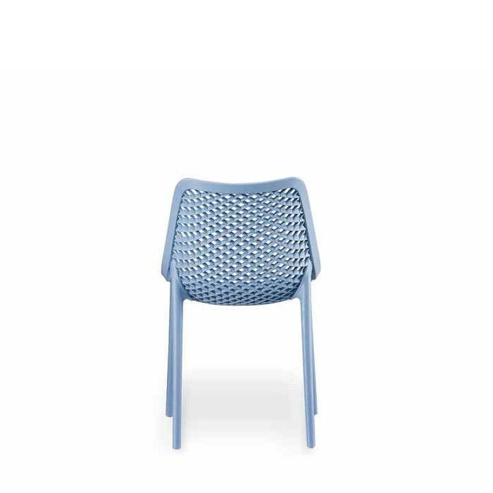 Soprano Outdoor Chair - Light Blue (Stackable) - Paulas Home & Living