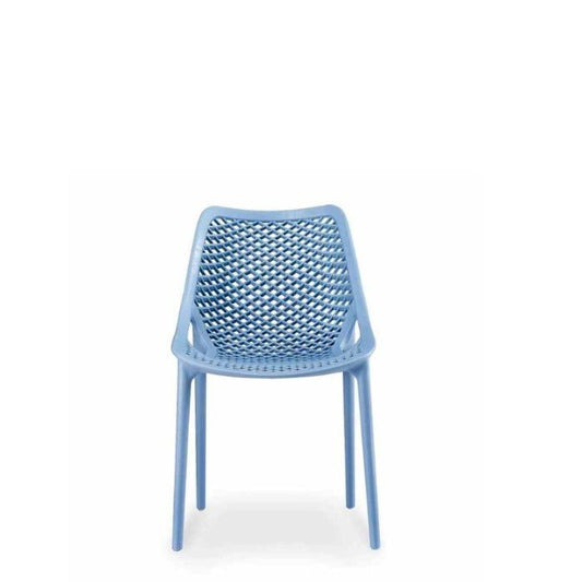 Soprano Outdoor Chair - Light Blue (Stackable) - Paulas Home & Living