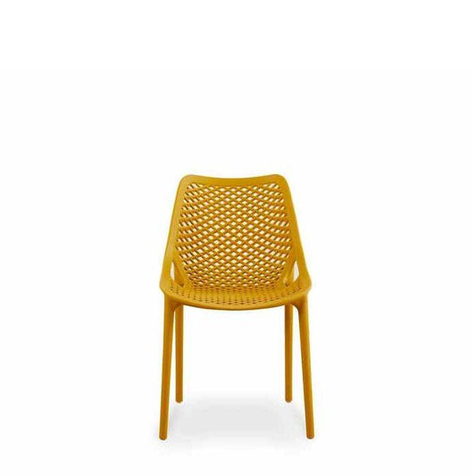 Soprano Outdoor Chair - Mustard (Stackable) - Paulas Home & Living