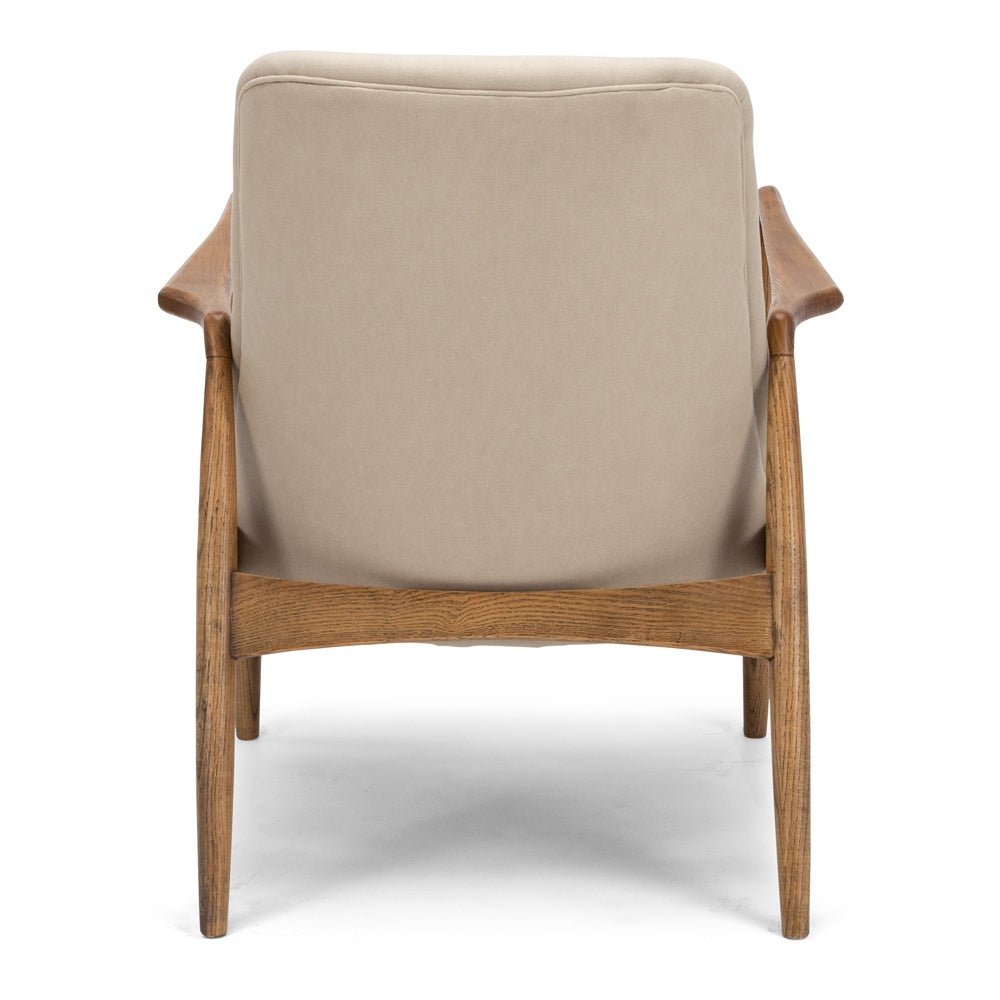 Steiner Armchair Canvas Cement - Paulas Home & Living