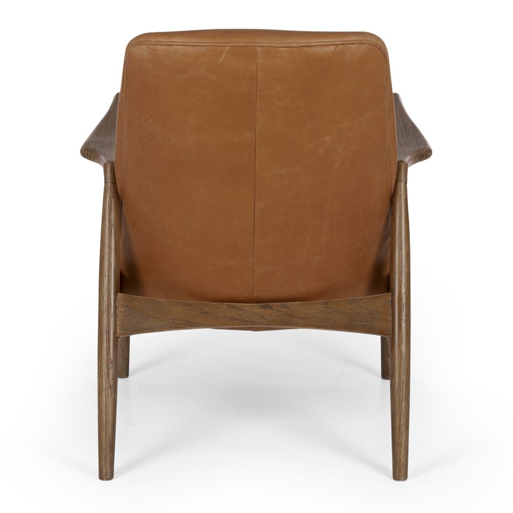 Steiner Armchair Cognac Leather - Paulas Home & Living