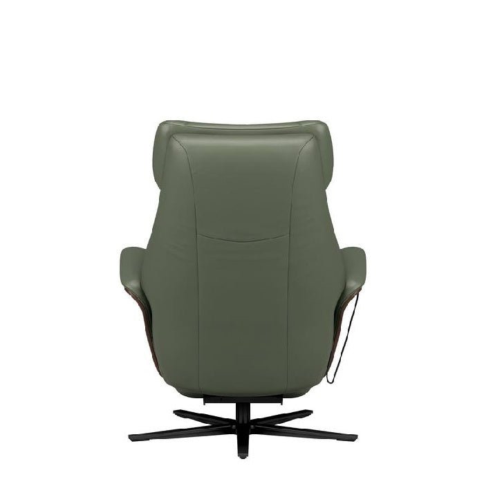 Stressless® Adam Power Recliner - Sirius Base (Paloma Sage Green) - Paulas Home & Living