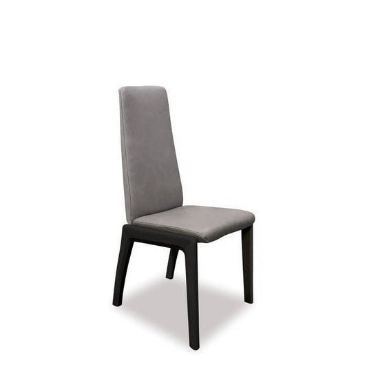 Stressless® Laurel Dining Chair High Back - Paloma Silver Grey - Paulas Home & Living