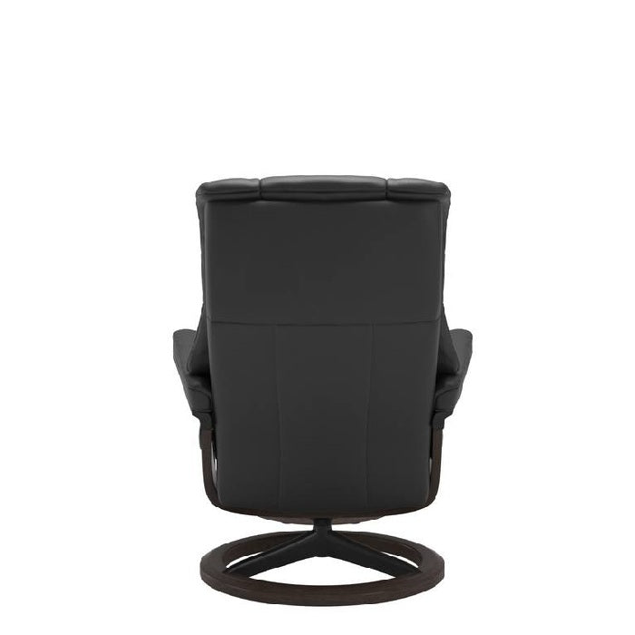 Stressless® Mayfair Medium Leather Recliner - Signature Base (Velaro Anthracite) - Paulas Home & Living
