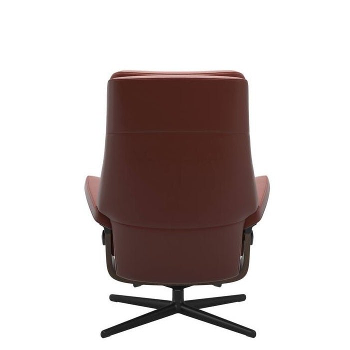 Stressless® Paul Leather Recliner - Cross Base (Paloma Dark Henna) - Paulas Home & Living
