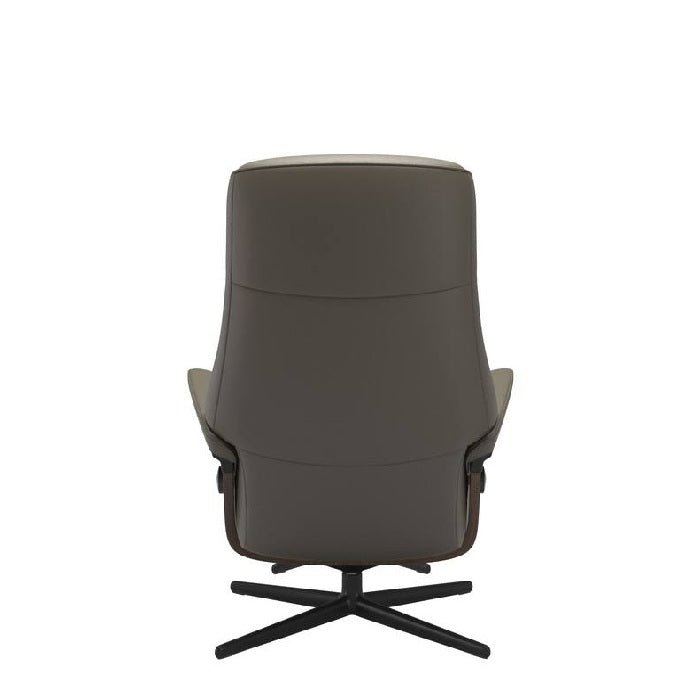 Stressless® Philip Medium Leather Recliner - Cross Base (Velaro Forest Green) - Paulas Home & Living