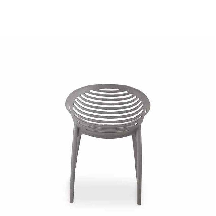 TIG Outdoor Chair - Grey (Stackable) - Paulas Home & Living