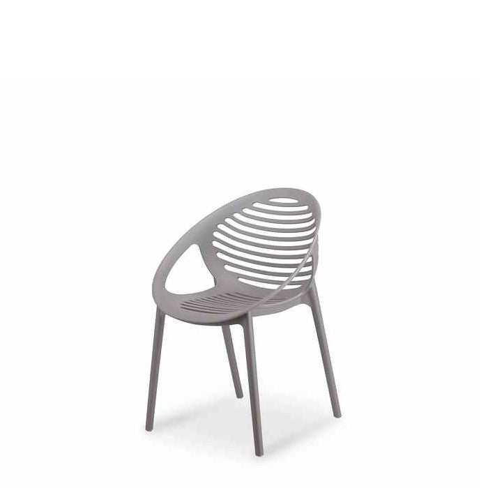TIG Outdoor Chair - Grey (Stackable) - Paulas Home & Living