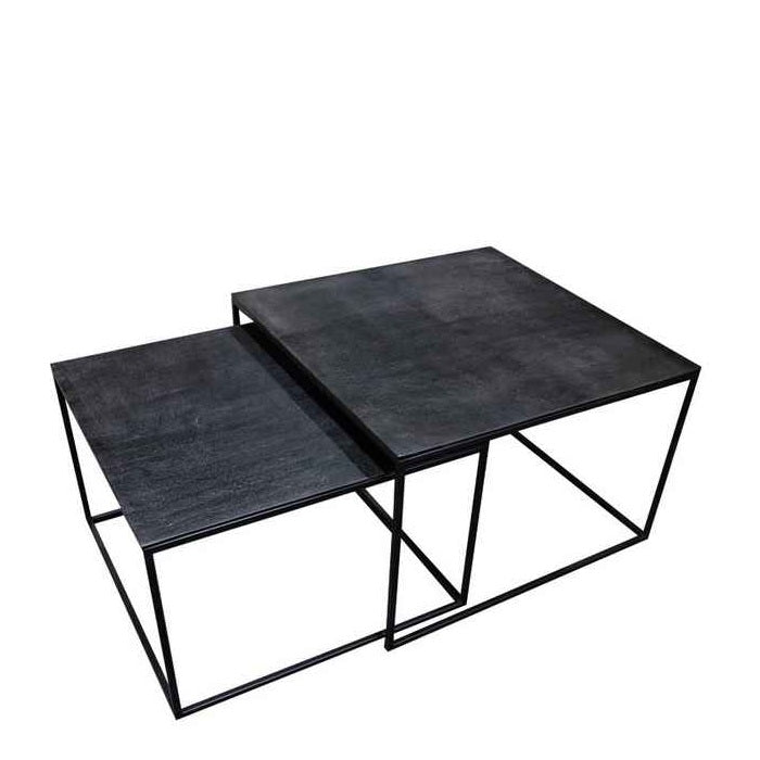 Tonto Coffee Tables Set of 2 - Black - Paulas Home & Living