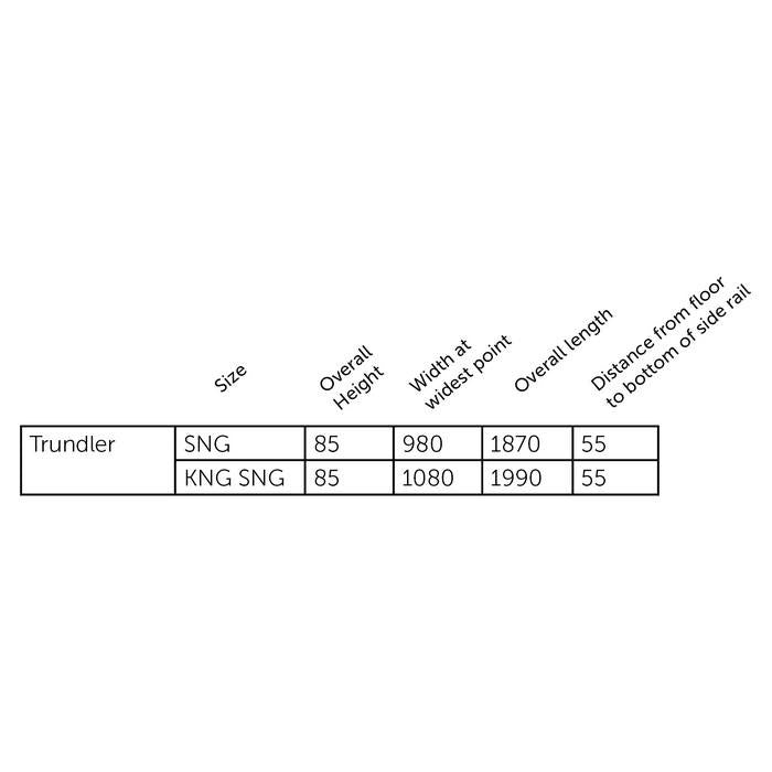 Trundler - Single or King Single - Paulas Home & Living