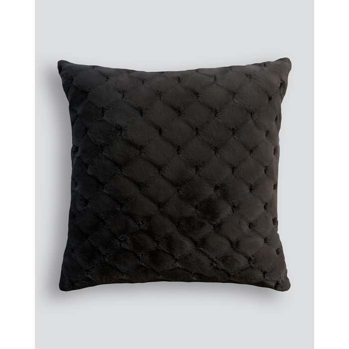 Valentina Black Euro Cushion - Paulas Home & Living