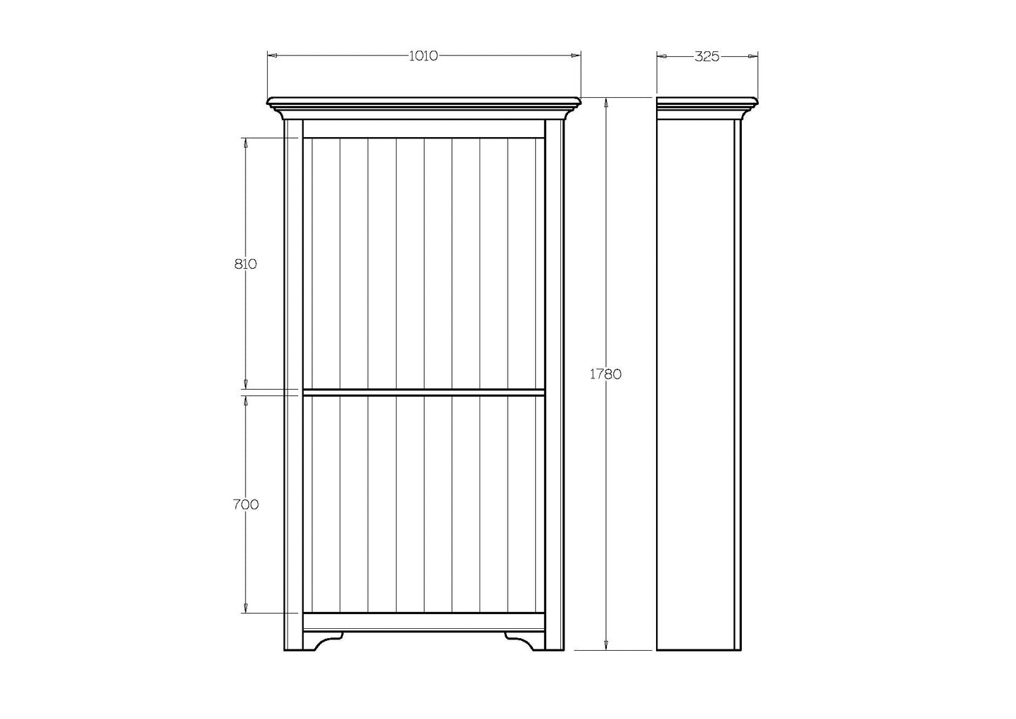 Villager Bookcase - 1800x900 - Paulas Home & Living