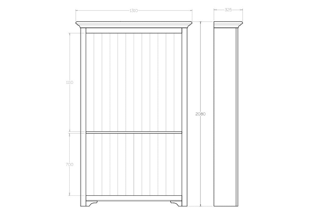 Villager Bookcase - 2100x1200 - Paulas Home & Living