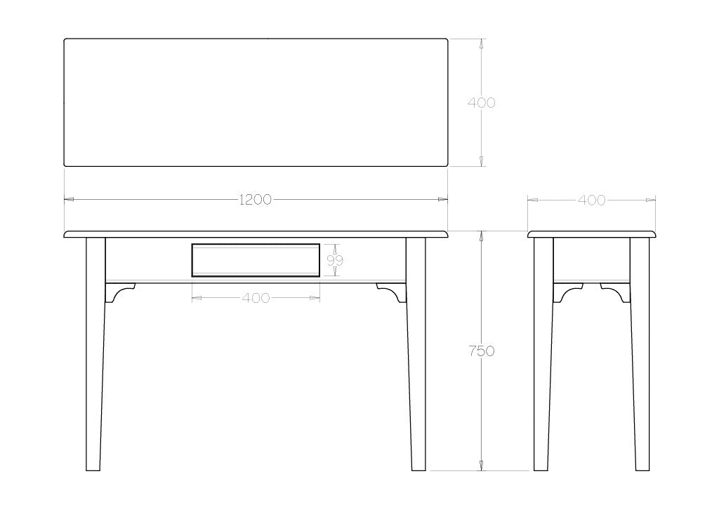 Villager Hall Table with Drawer - Paulas Home & Living