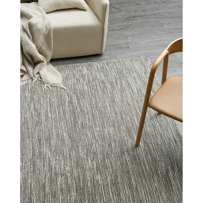 Abbas Floor Rug - Gravel (100% Wool) - Paulas Home & Living