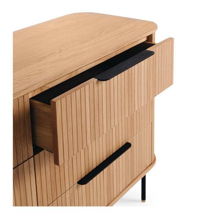 Anders Dresser - 6 Drawer (Natural Oak) - Paulas Home & Living