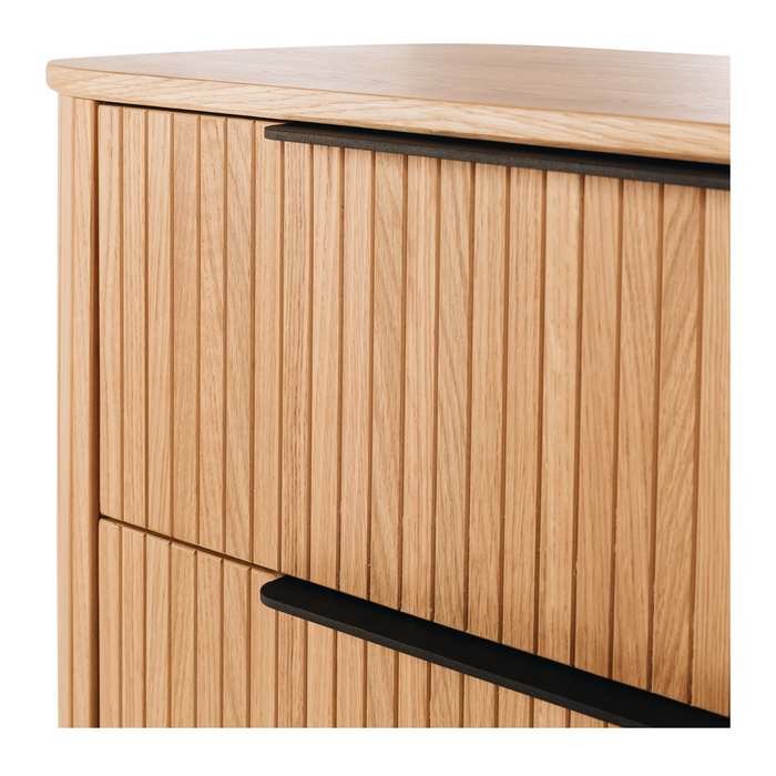 Anders Tallboy - 4 Drawer (Natural Oak) - Paulas Home & Living