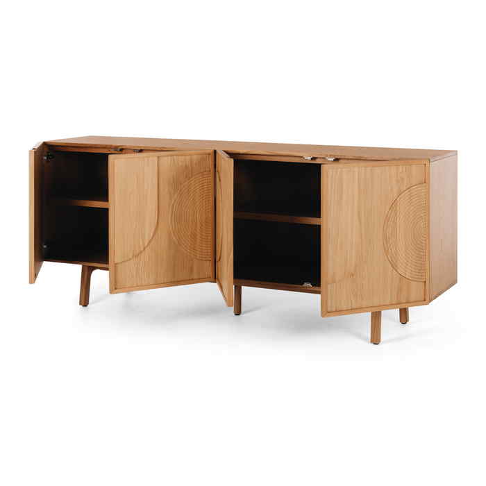 Arc Sideboard - Natural - 2000w - Paulas Home & Living