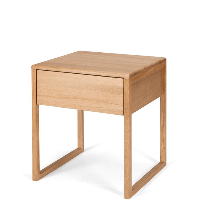 Avalon Natural Oak Side Table (Oak Top) - Paulas Home & Living