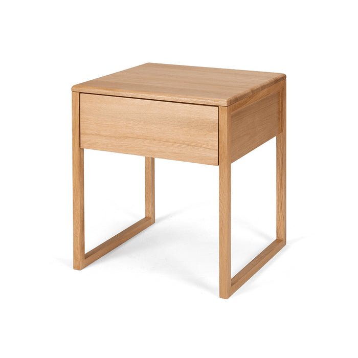 Avalon Natural Oak Side Table (Oak Top) - Paulas Home & Living