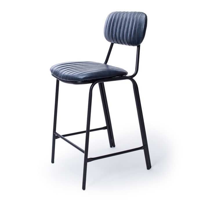 Datsun Barstool Vintage Blue PU - Paulas Home & Living