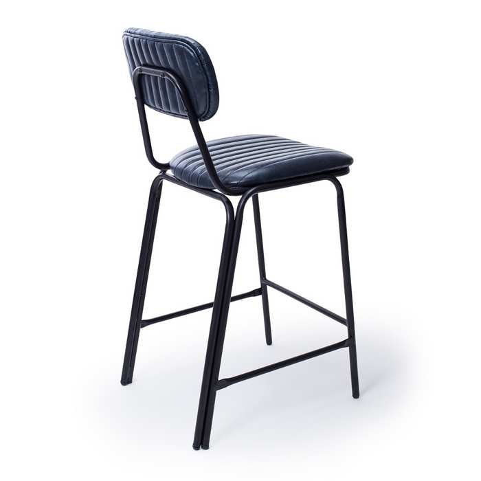 Datsun Barstool Vintage Blue PU - Paulas Home & Living