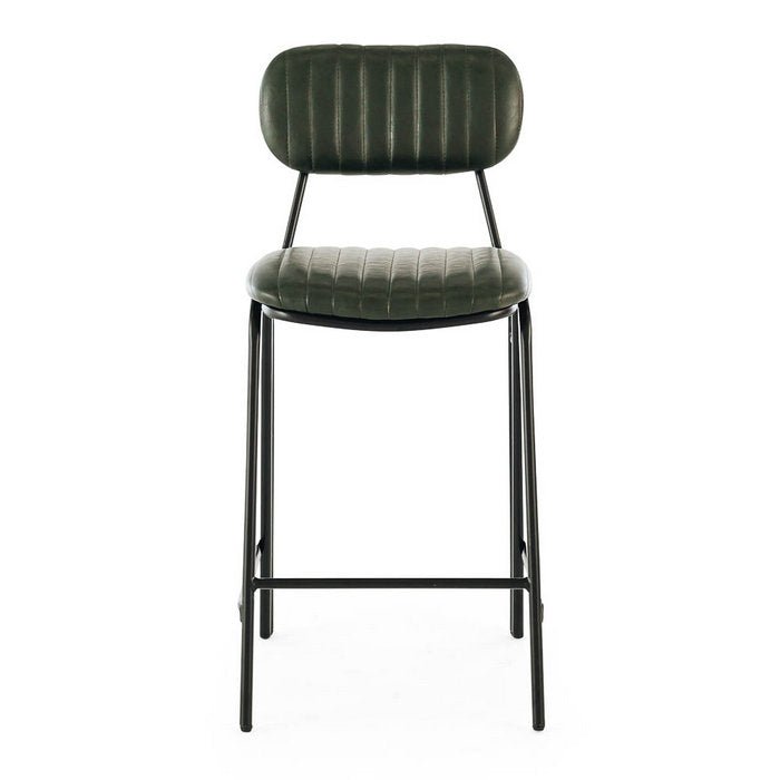 Datsun Barstool Vintage Green PU - Paulas Home & Living