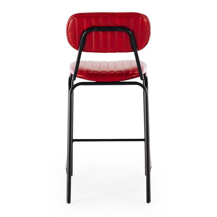 Datsun Barstool Vintage Red PU - Paulas Home & Living