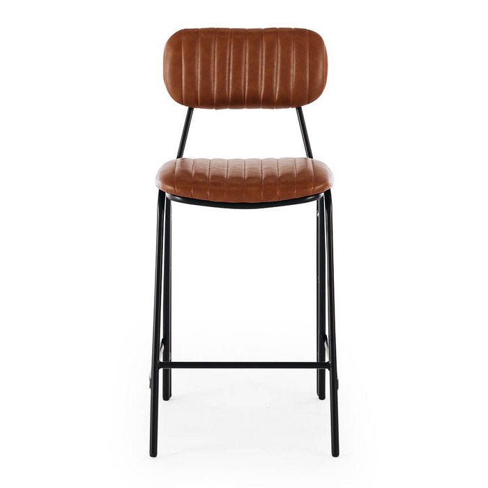 Datsun Barstool Vintage Tan PU - Paulas Home & Living