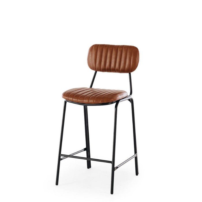 Datsun Barstool Vintage Tan PU - Paulas Home & Living