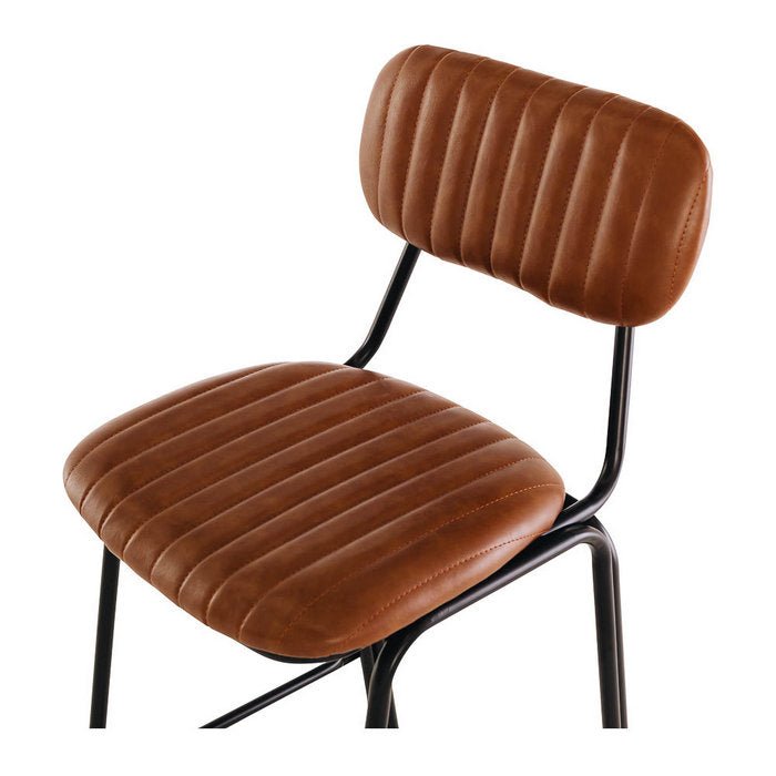 Datsun Barstool Vintage Tan PU - Paulas Home & Living