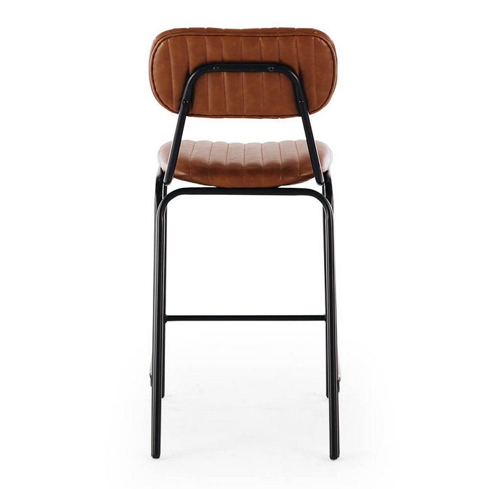 Datsun Barstool Vintage Tan PU - Paulas Home & Living