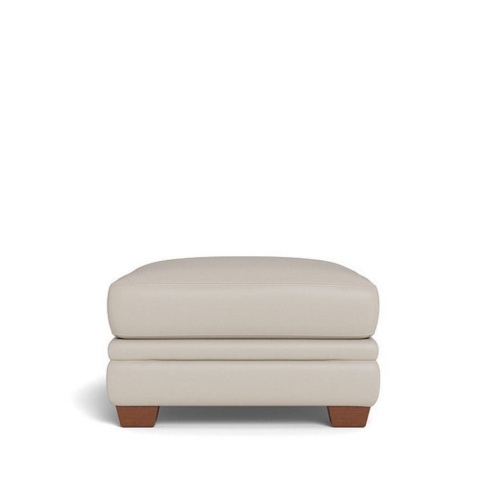 Demi Ottoman in Leather - Paulas Home & Living