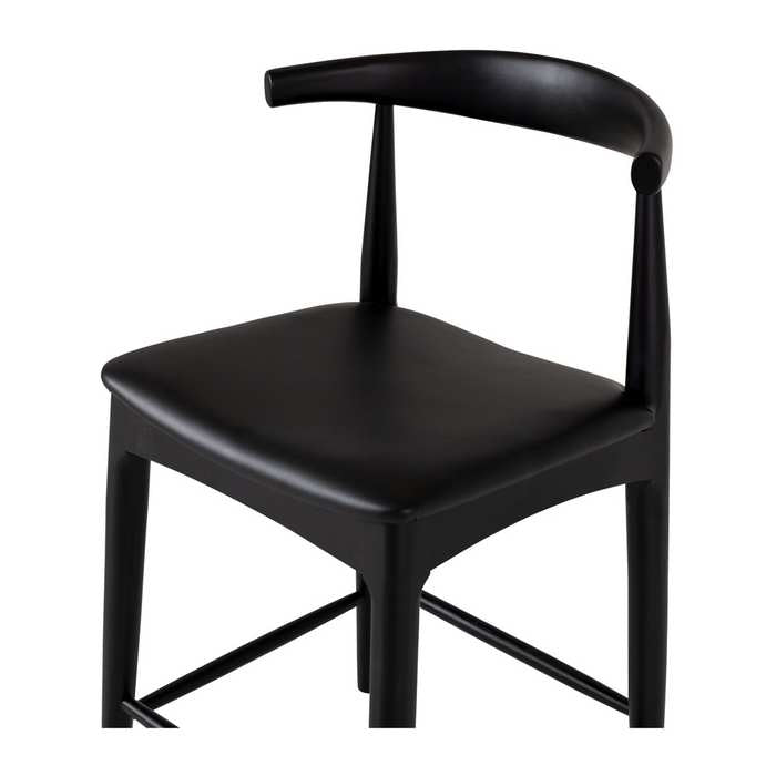 Elbow Barstool - Black Oak - Paulas Home & Living