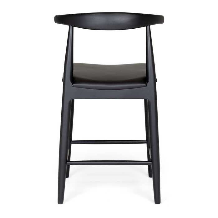 Elbow Barstool - Black Oak - Paulas Home & Living