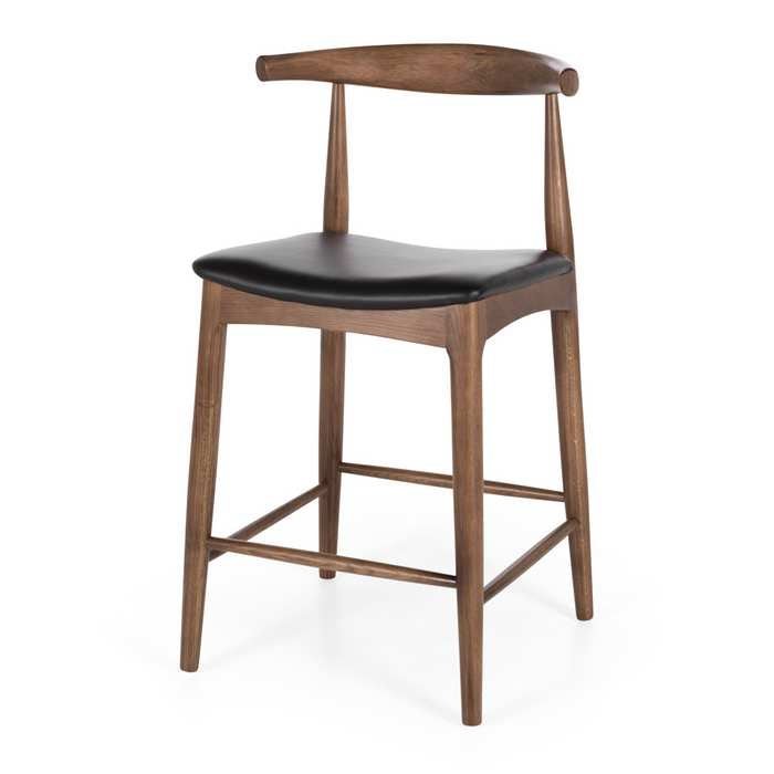 Elbow Barstool - Deep Oak - Paulas Home & Living
