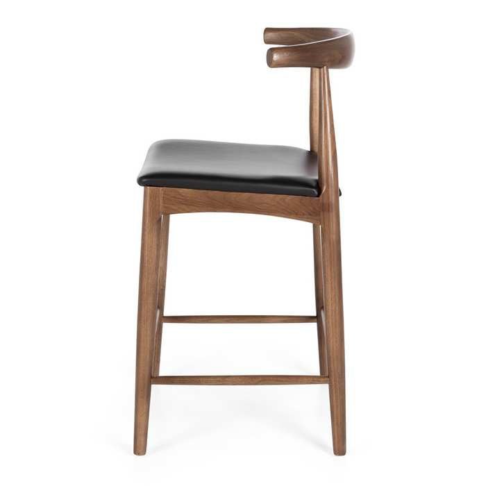 Elbow Barstool - Deep Oak - Paulas Home & Living