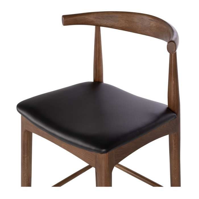Elbow Barstool - Deep Oak - Paulas Home & Living