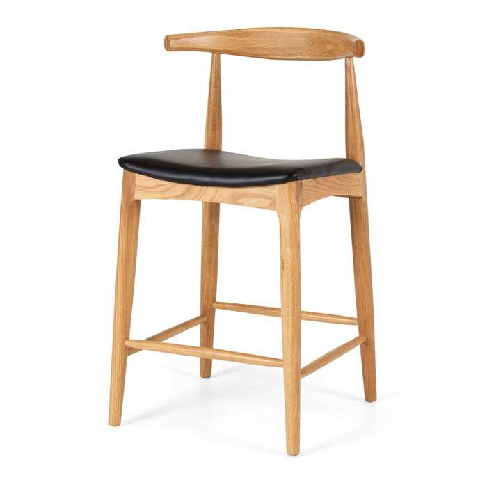 Elbow Barstool - Natural Oak - Paulas Home & Living