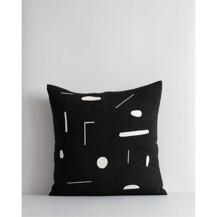 Emile Black Cushion - Paulas Home & Living