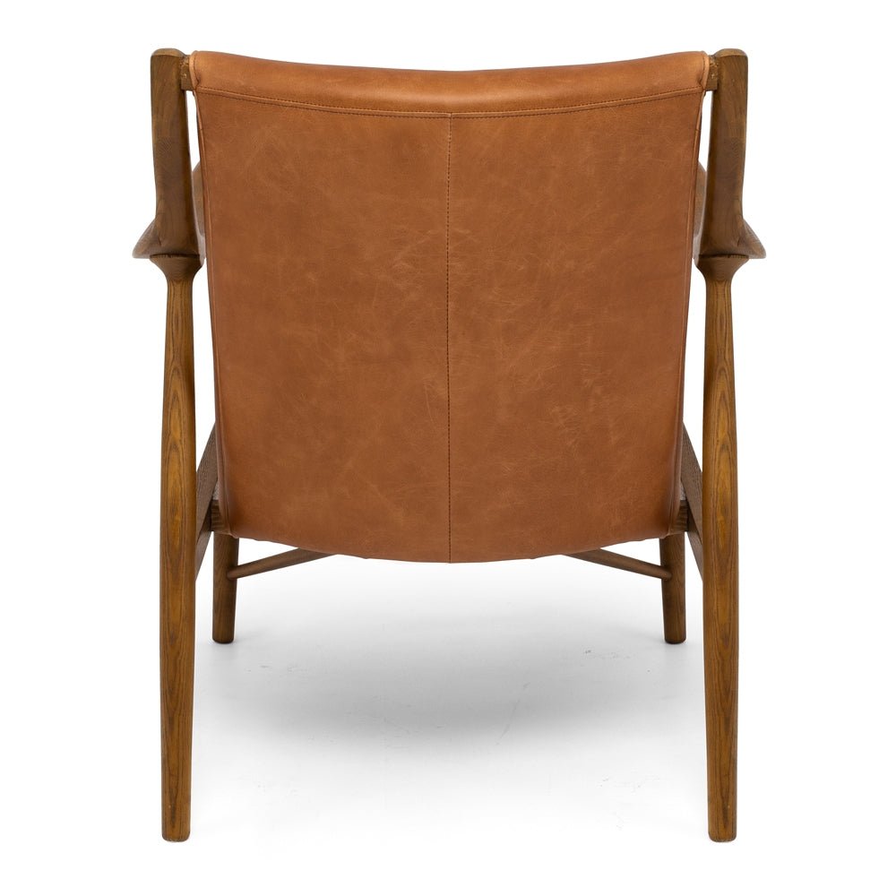 Finn Armchair Cognac Leather - Paulas Home & Living
