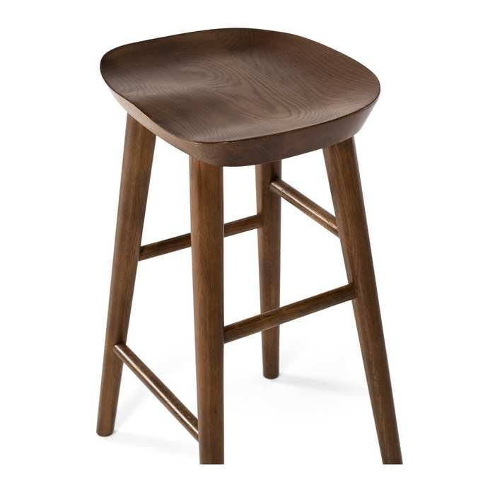 Fuji Barstool - Deep Oak - Paulas Home & Living