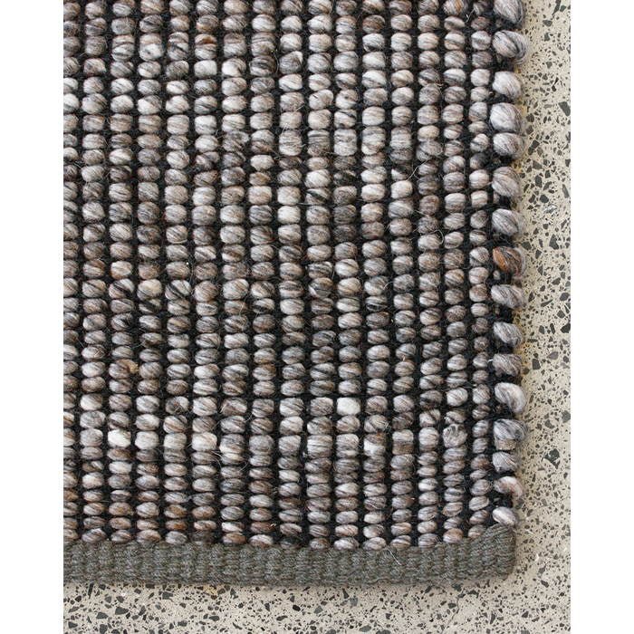 Hayden Floor Rug - Espresso (Wool Blend) - Paulas Home & Living