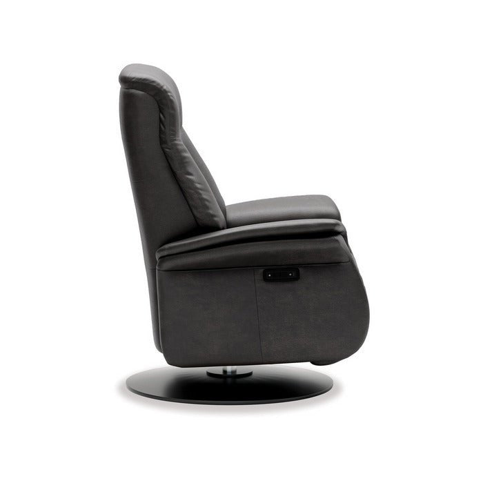 IMG Charleston NexGen Relaxer Recliner with Ergo Gravity Advanced MED - Sauvage Anthracite - Paulas Home & Living