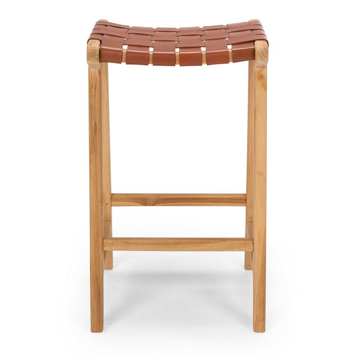 Indo Barstool - Woven - Tan - Paulas Home & Living
