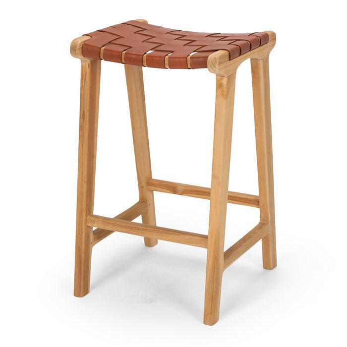 Indo Barstool - Woven - Tan - Paulas Home & Living