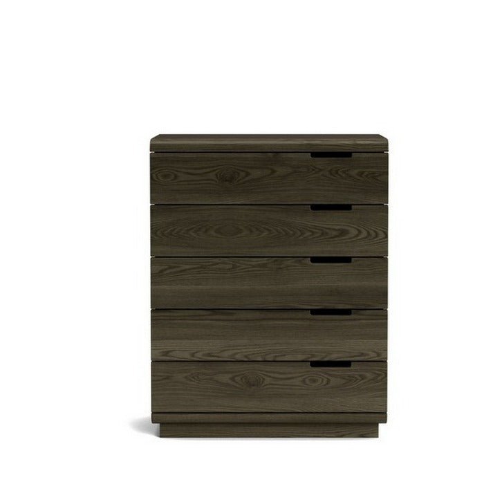 Karamea Tallboy 5 Drawer - With Cut Out (Ash) - Paulas Home & Living